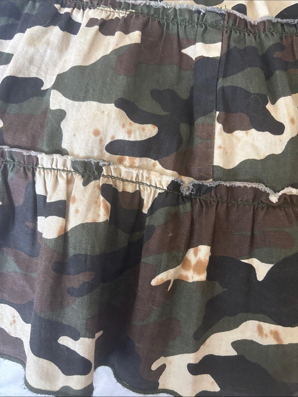 Miss Me Camouflage Maxi Skirt with Embroidered Dragon - Picture 8 of 9